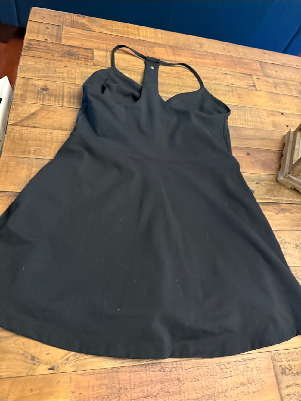 Black Sleeveless V-Neck A-Line Dress - Picture 2 of 2